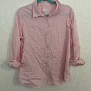 Charter Club- light pink long sleeve button up- Size 16